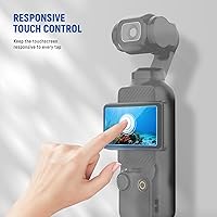 Vista 5 de NEEWER Kit de protectores de pantalla Pocket 3 (paquete de 2) compatible con DJI Osmo Pocket 3 Creator Combo Accesorios, 9H HD anti arañazos vidrio