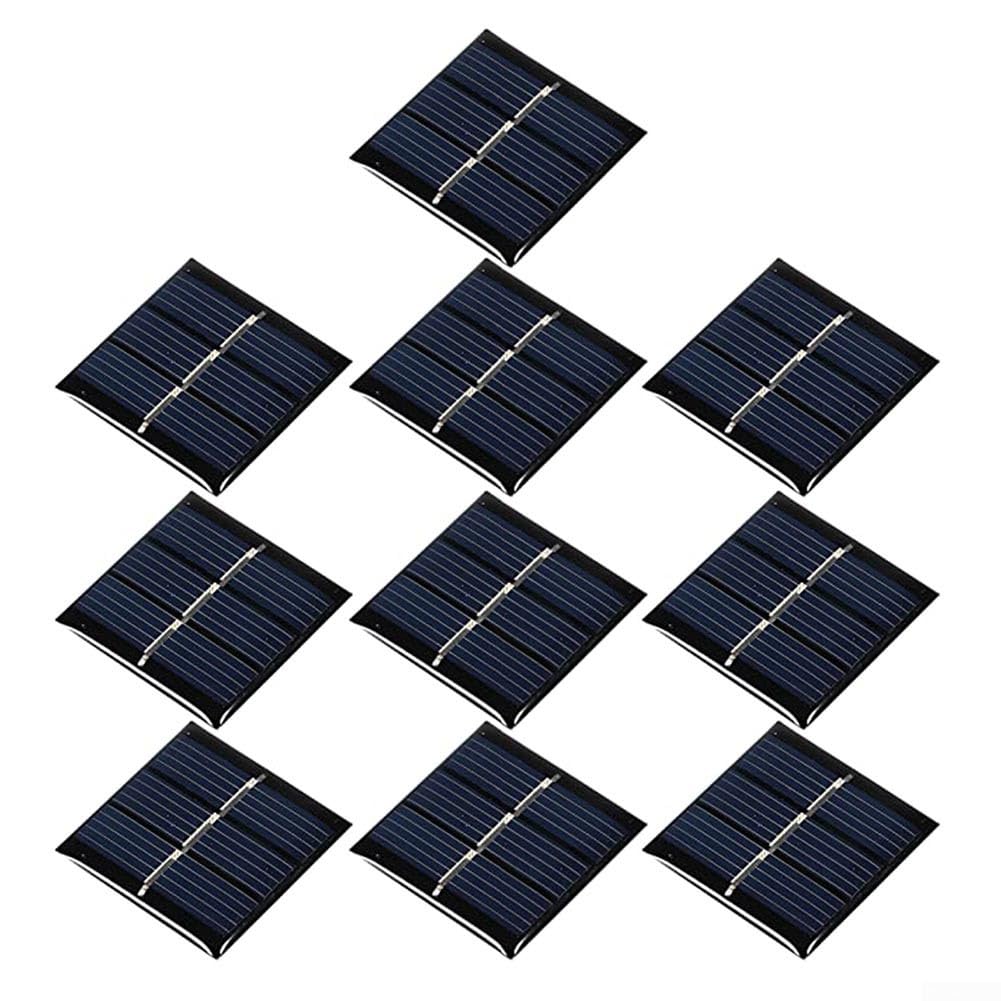 10er Set Mini Solarmodule 1 5V 60mA 0 09W zum Basteln und Experimentieren mit Solartechnik