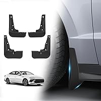 Vista 9 de Muslogy for 2024 2025 Kona Mud Flaps Splash Guards Front & Rear 4Pcs Fender Flaps No Drilling Required Compatible with Hyundai Kona 2024