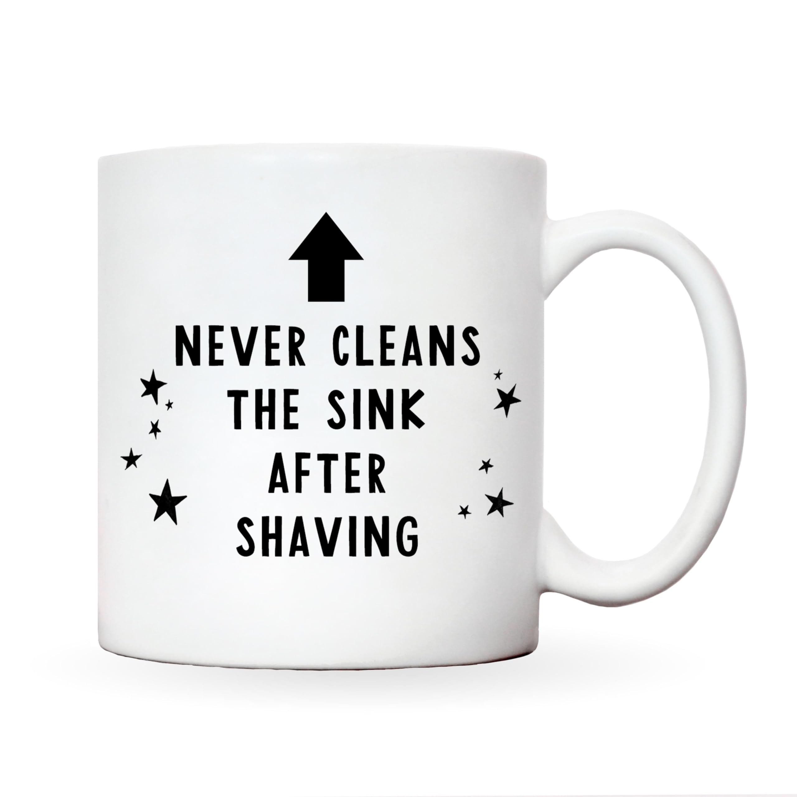 Valentines gifts for valentines day or anniversary, cute and funny selection of mug designs for anniversary gifts, valentines gifts for him, valentines gifts for her (Never cleans the sink)