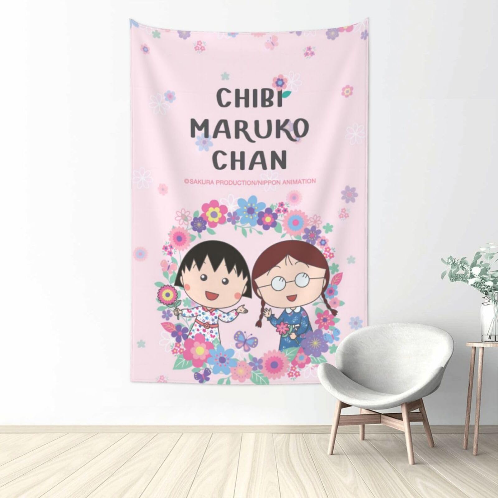 Amazon.co.jp: 写真 ちびまる子ちゃん (5) タペストリー 壁掛け布 