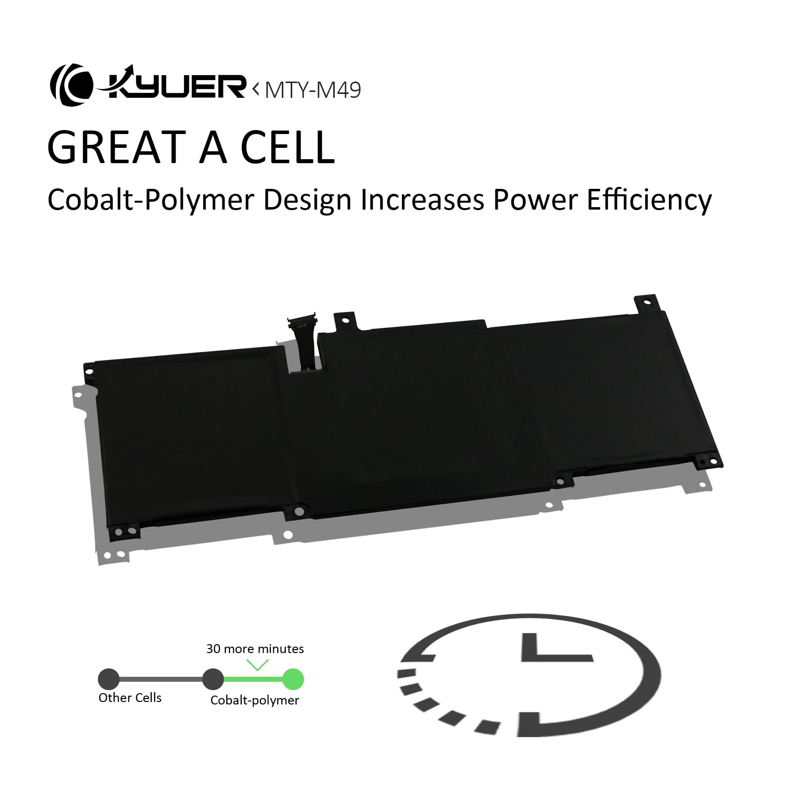 K KYUER BTY-M49 Laptop Akku für MSI Modern 14 B4M B4MW B10M B10MW B10R B10RAS B10RASW B10RBS B10RBSW B11M B11MO B11MOU B11MOL B11SB B11SBU B11SBL Prestige 14 A10M A10SC A10RAS A10RB A10RBS Summit E14