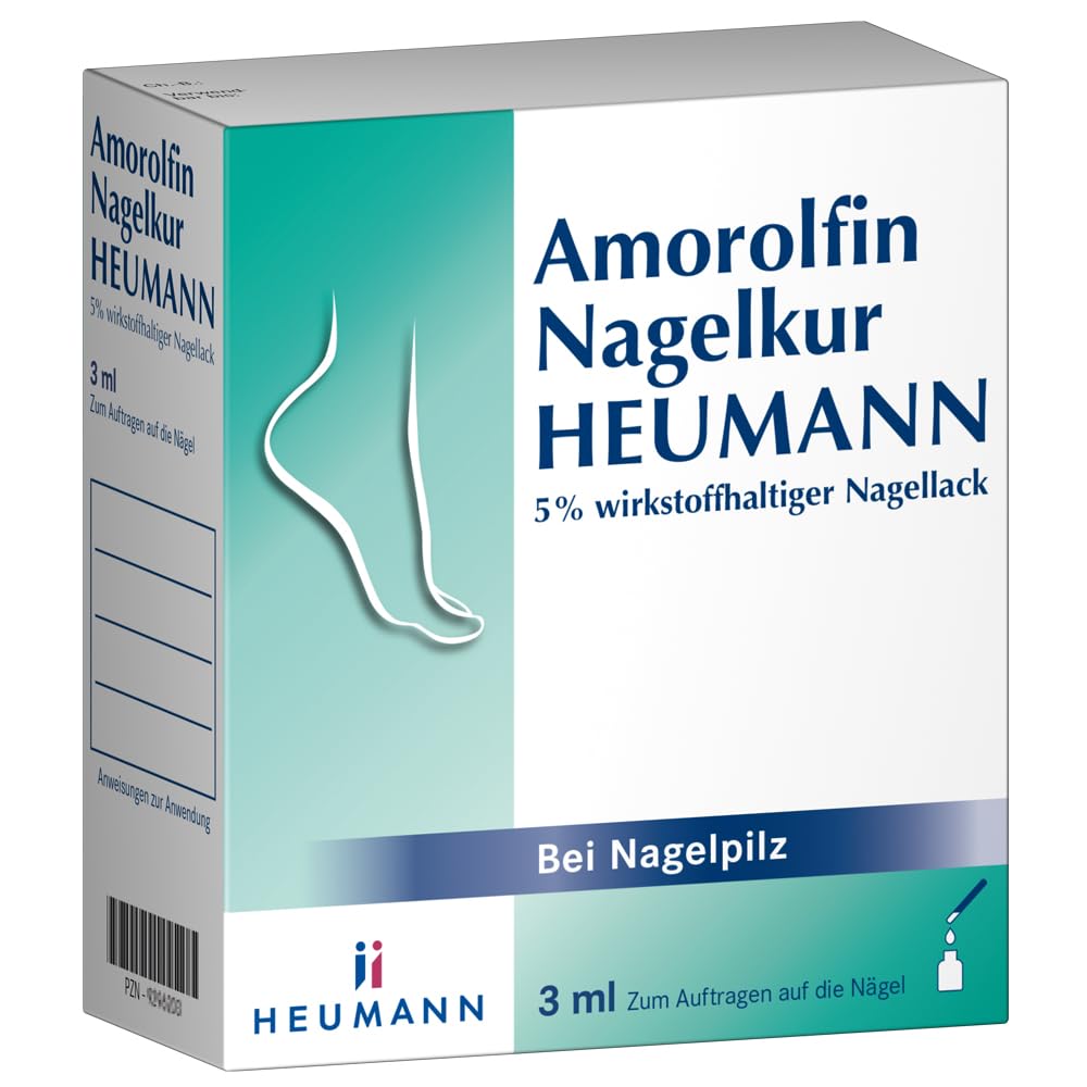 Amorolfin Nagelkur HEUMANN 5% wirkstoffhaltiger Nagellack, 3 ml