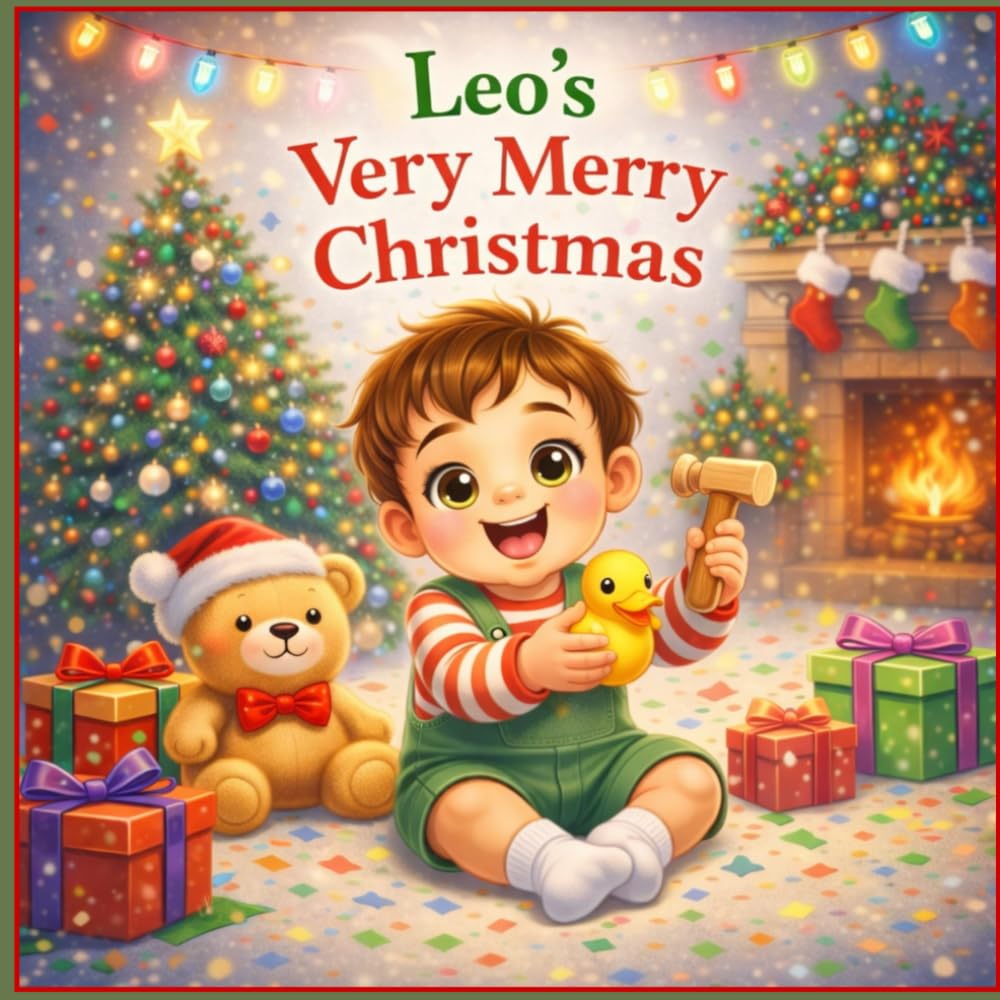 Leo's Very Merry Christmas: A Charming Christmas Eve Bedtime Story for Toddlers and Young Children (Holiday Personalized Series (Leo))