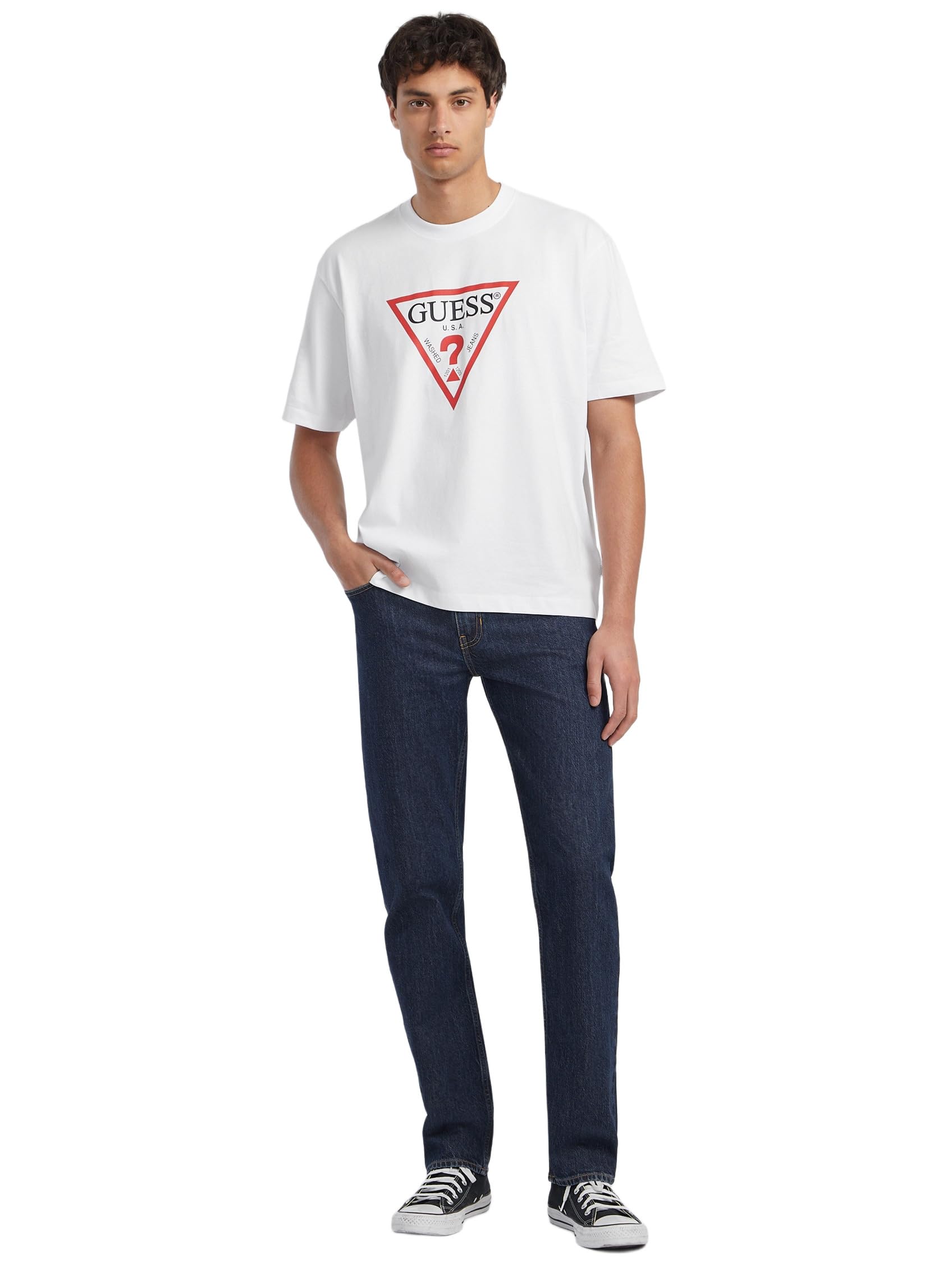 Guess Gj SS CN OS Iconic Tee T-Shirt für Herren (1er Pack)
