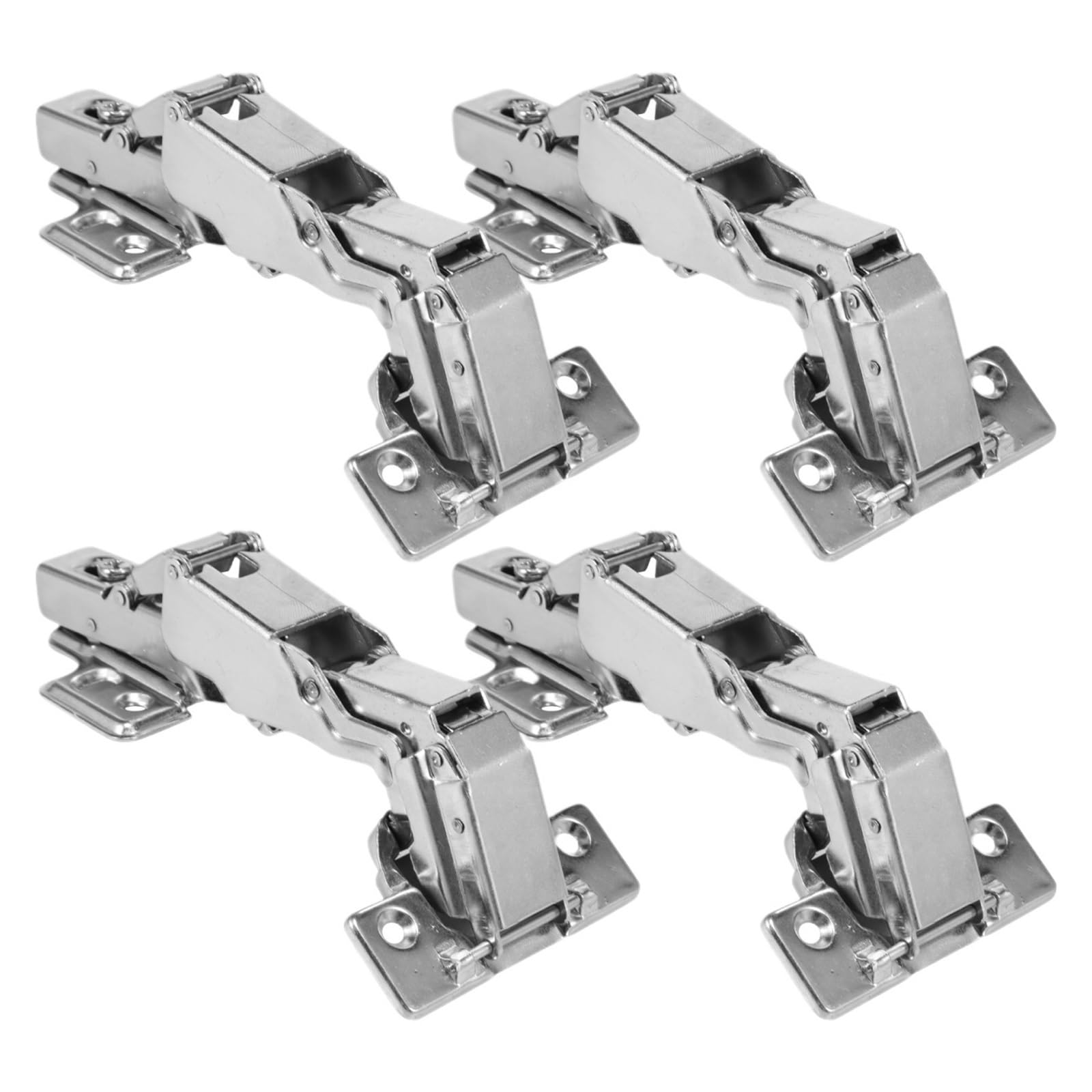Kgdchyiplj 4Pcs Generic 175 Degree Hydraulic Soft Close Concealed Adjustable Cabinet Hinges