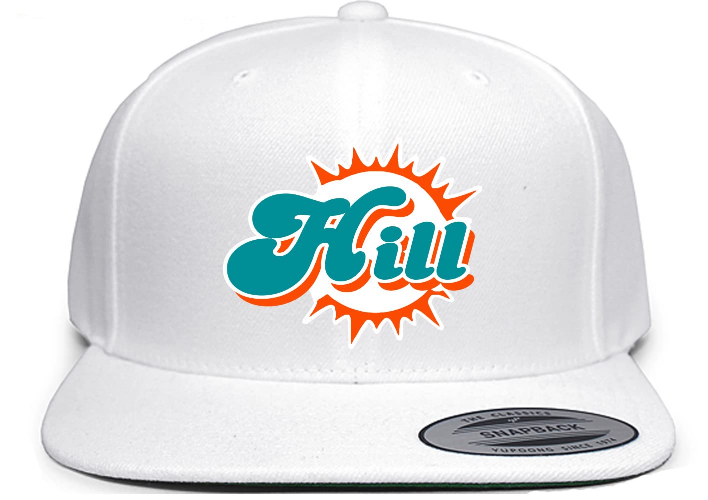 Tobin ClothingWhite Snapback Dolphins Hill Logo Hat