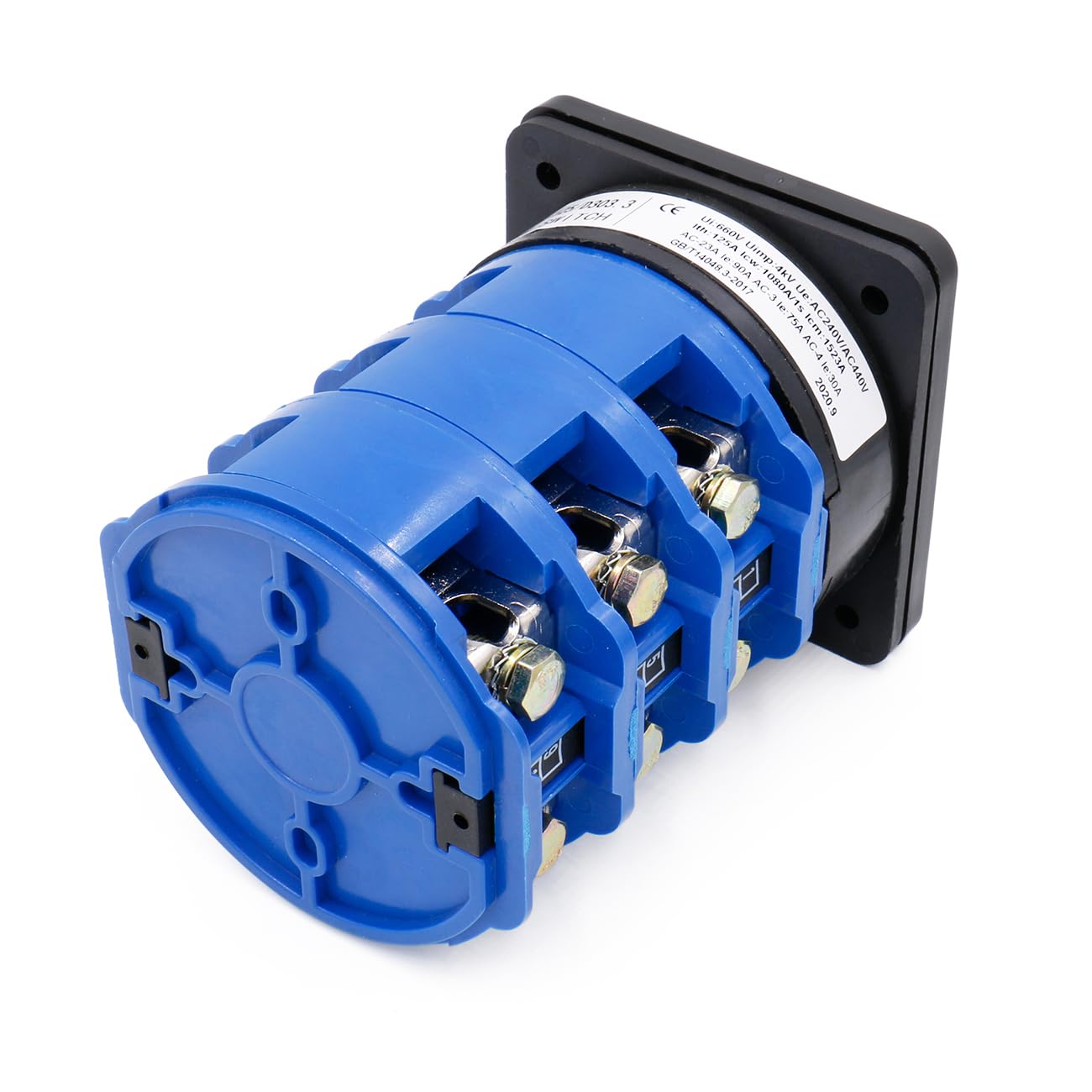 nat.h Łącznik ZX szyna 1-faza typ T czarny