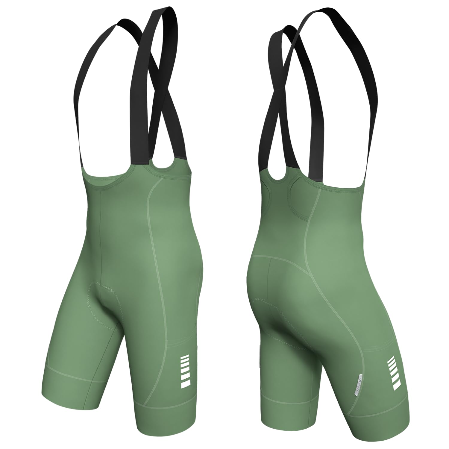Lo.gas Bib Shorts Herren,Radhose Herren Tight Trägerhose Kurze Gepolstert mit 3 Taschen,Atmungsaktiv und Schnelltrocknend für Rennrad,Gravel Bike & Mountainbike