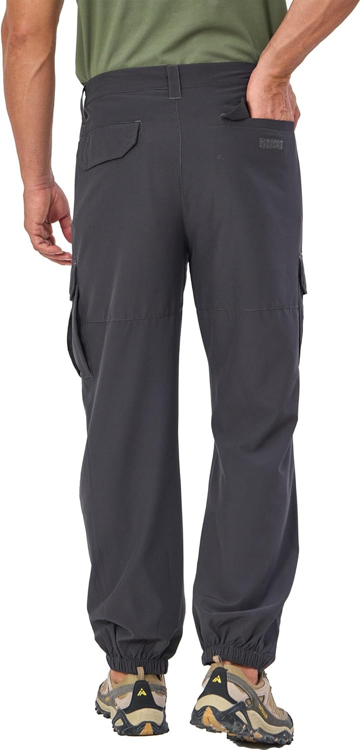 Hiking Pants Men Quick Dry Tactical Pants Lightweight Stretch Cargo Work Hiking Outdoor Fishing Travel Pants - Image 2