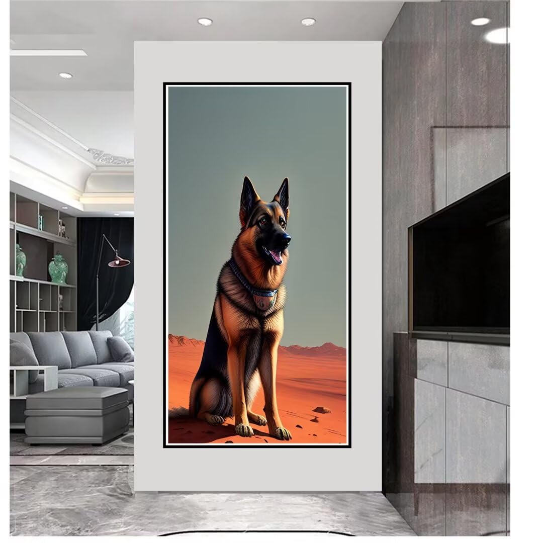 Generic Kit per Pittura Diamante Mosaico Fai da Te 5D, Cane Bassotto 30x30cm DIY Pittura Diamante per Adulto,Pittura Diamante Punto Croce Kit su Tela,Pittura Diamante Pieno,Decorazione Parete