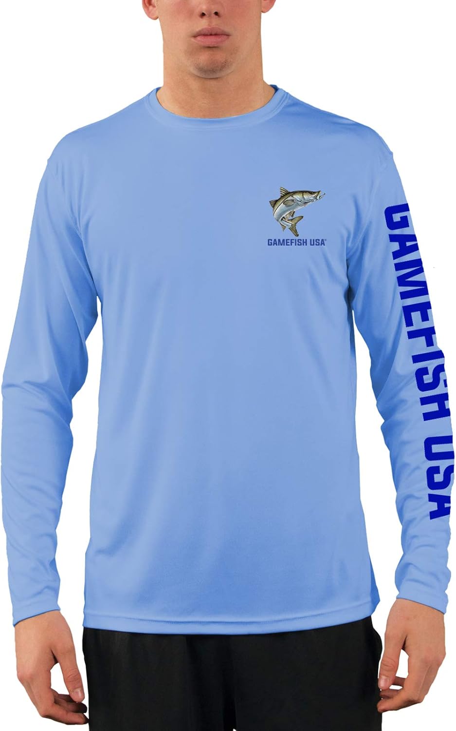 GAMEFISH USA UPF 50 Microfiber Moisture Wicking Long Sleeve Performance Snook Fishing Shirts