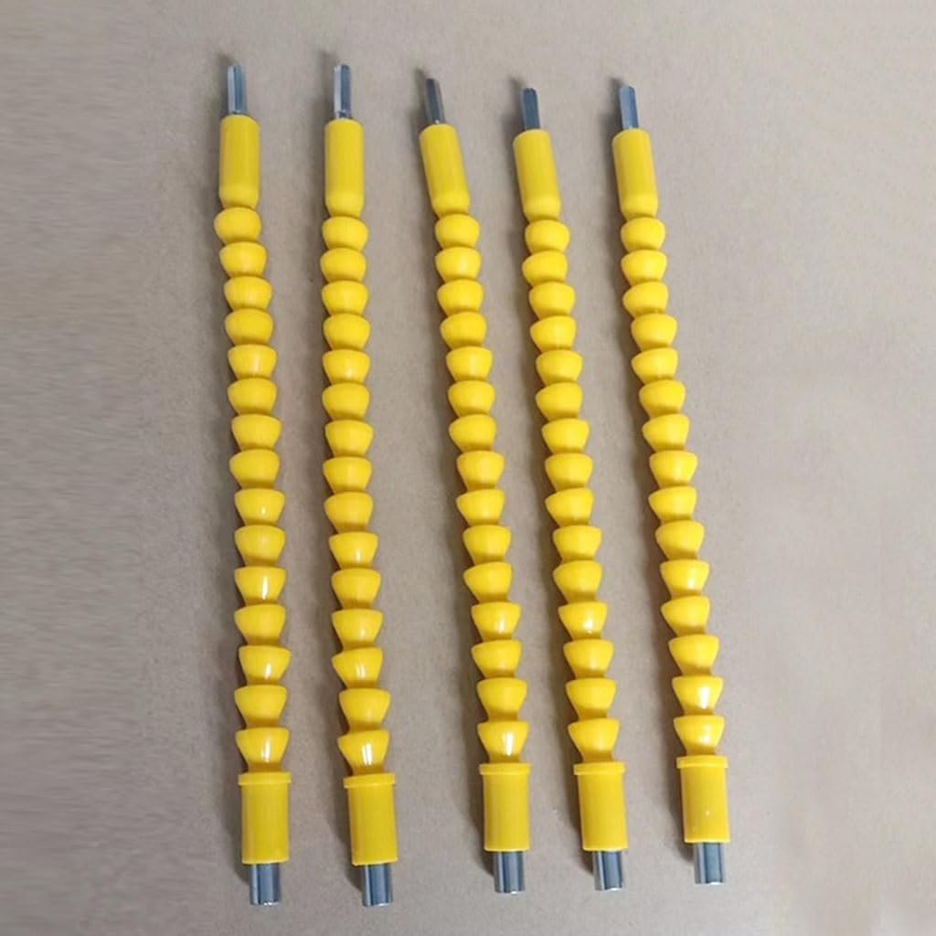 5PCS Bit Holder, 295mm Long Batch Head Electric Drill Connection Shaft, Electric Drill Electric Screw Flexible Shaft Used for Automotive Electrical Maintenance(Blue)