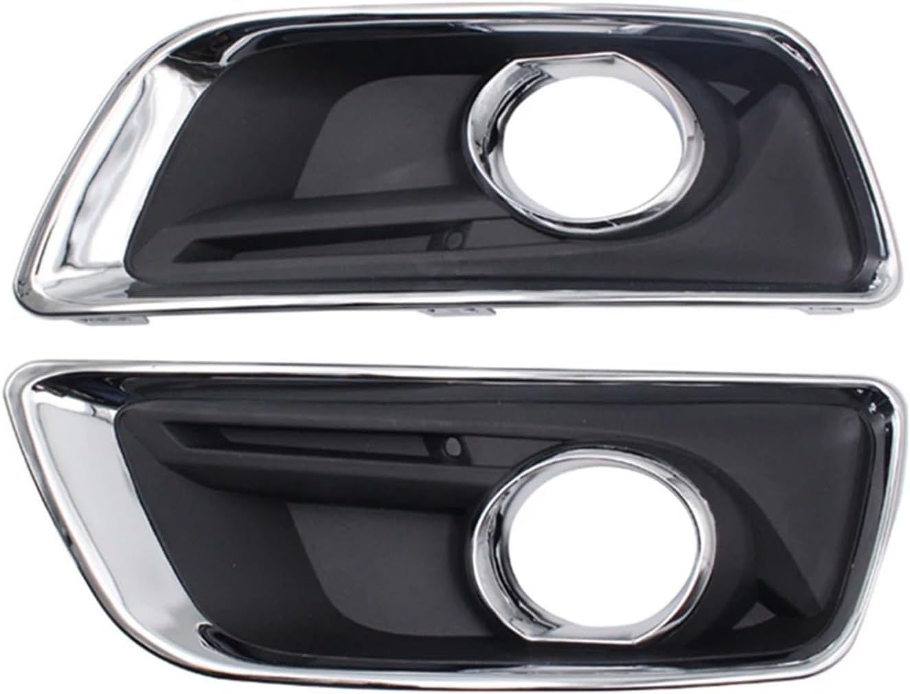 2PCS Front Bumper Fog Light Cover Side Lamp Intake Frame Bezel Cap Trim Housing Shell Compatible For Chevrolet For Malibu 2012-2015