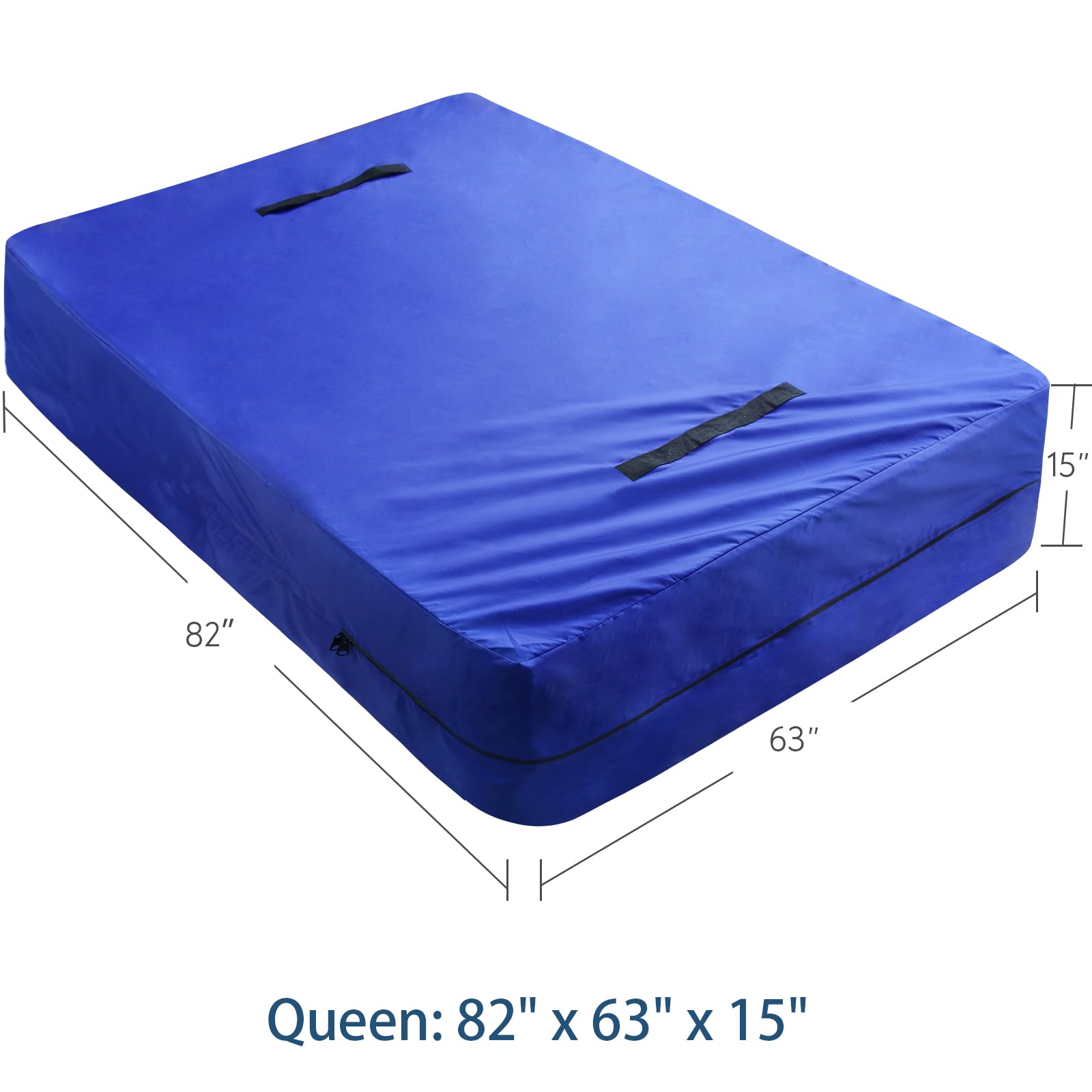 Todosy Queen Mattress Bag For Moving & Storage - Waterproof Zippered Cover With 8 Handles