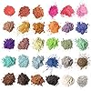Mica-poeder 30 kleuren (5 g / 0,18 oz, totaal 150 g / 5,3 oz), MENNYO natuurlijke pigmenten Glitter epoxyharsverf voor…