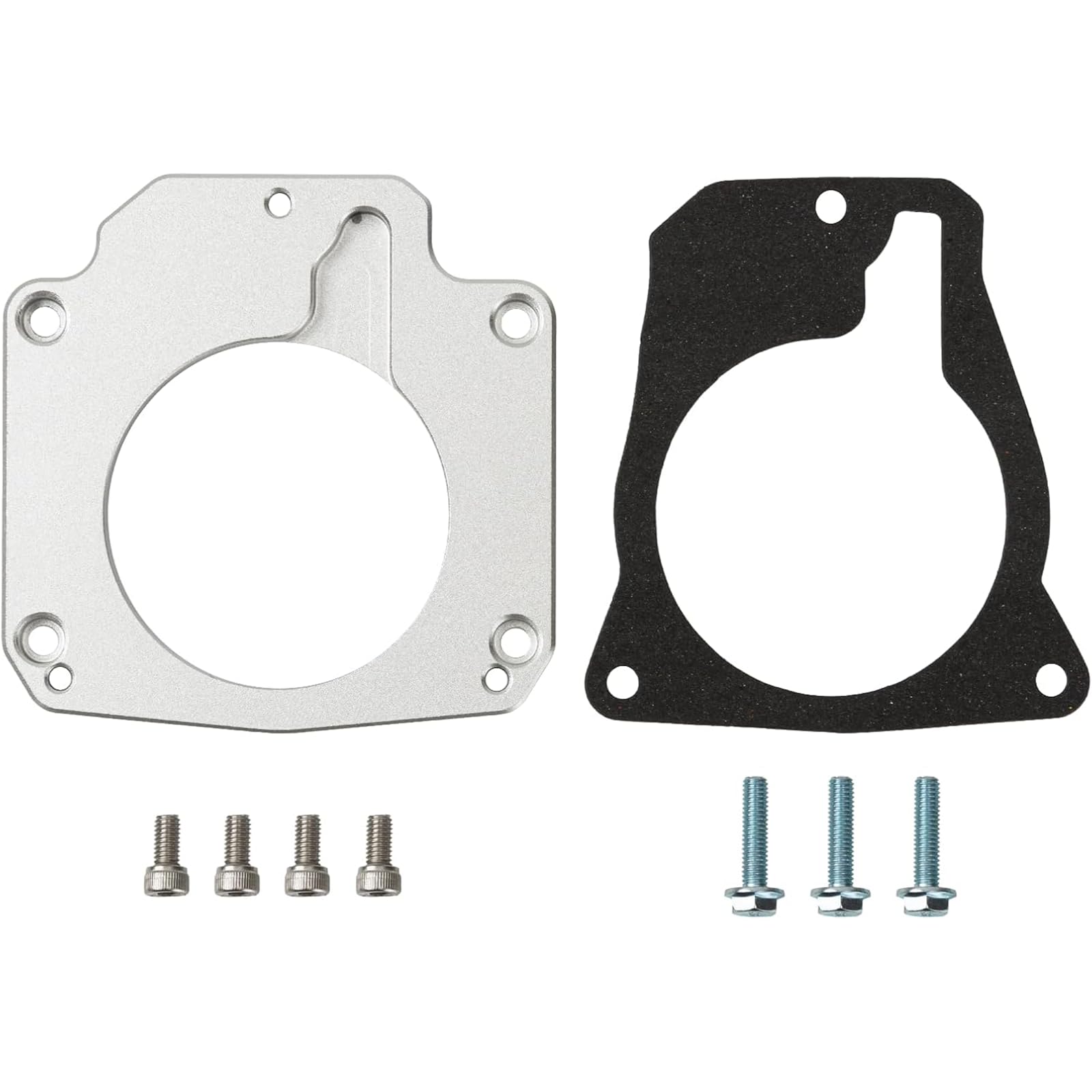 Eiahonen LS Drive By Cable Throttle Body Adapter Kit Compatible with LS3 4 Bolt Intake to LS1 3 Bolt TB DBC LS2 LH6 L92 L76 LY2 LY5 LY6 LC9 LFA LH8