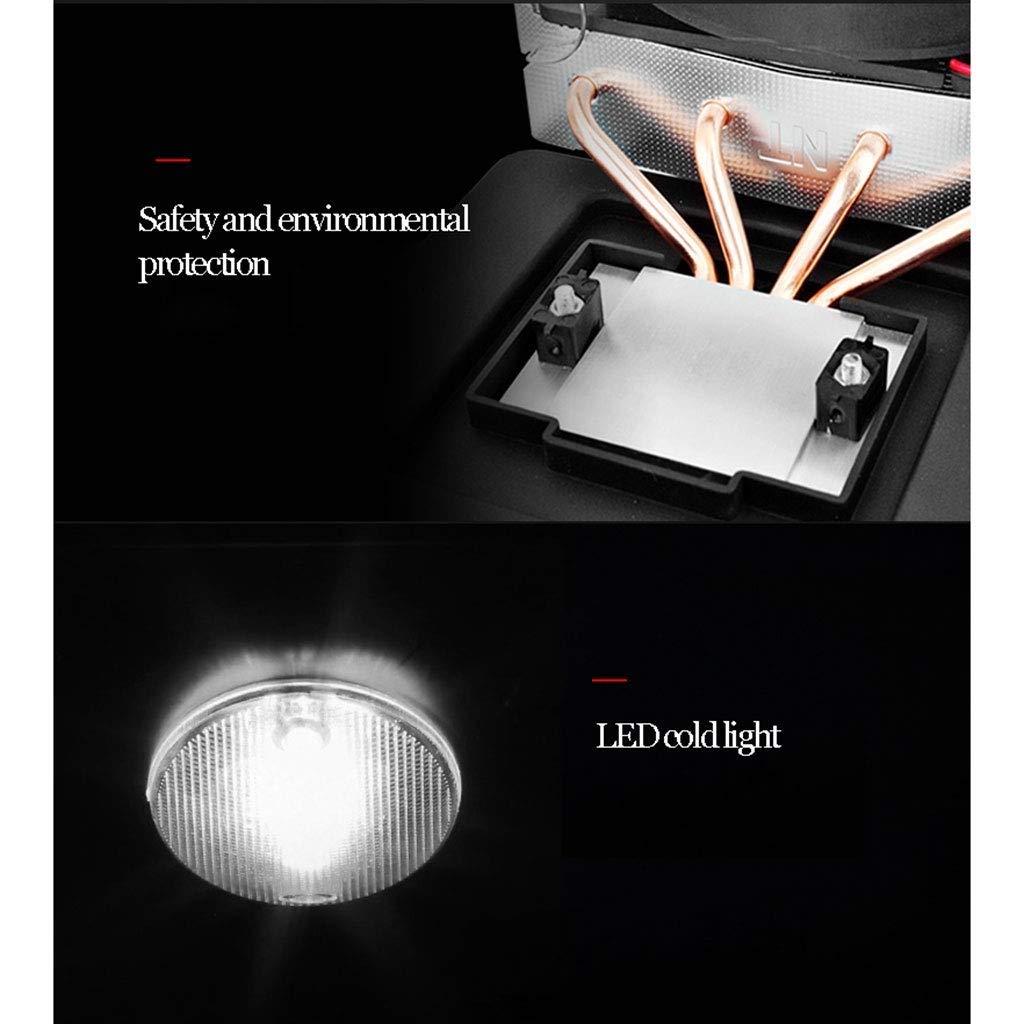 Pucnhzynw 24 Bottle Wine Cooler Cabinet Beverage Refrigerator, Two-Layer Independent Temperature Control For Red, White, Champagne Or G Wine - Black, Low Noise on Fridge.com - View 5