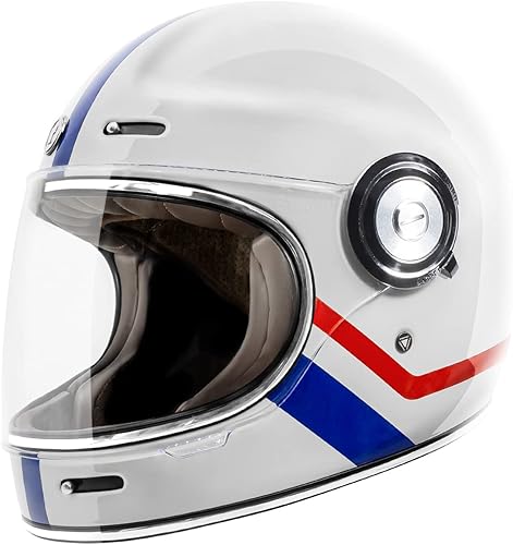Miniatura 20 de TORC T1/Newport - Casco de moto de fibra de vidrio de cara completa aprobado por DOT y ECE Mate negro,Árbol completo blanco perla,Fibra de carbono