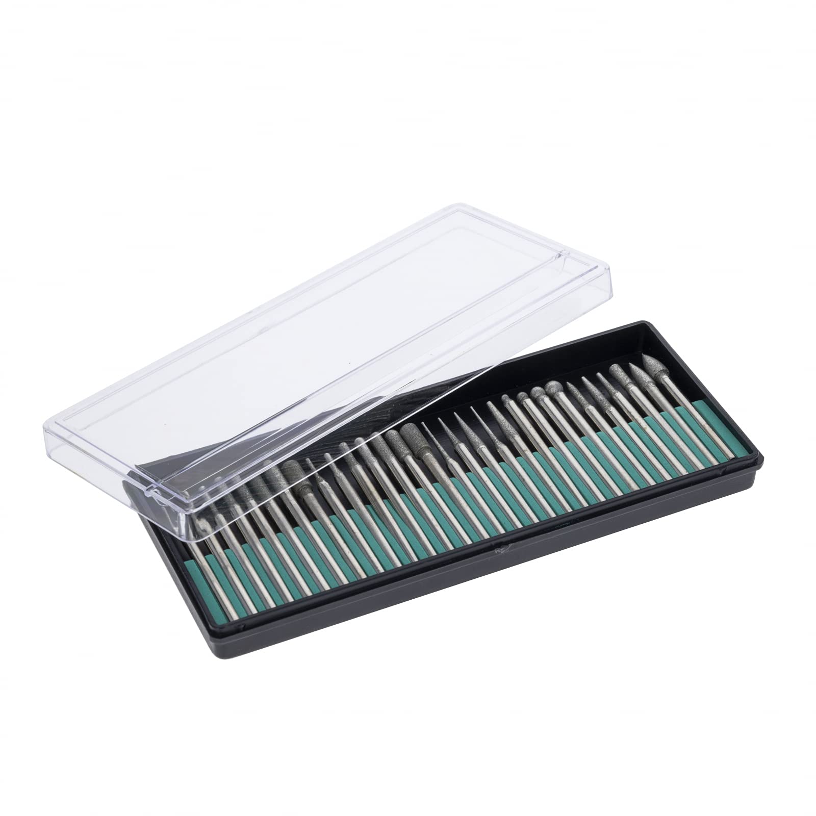 30pc Universal Diamond Burr Set Rotary Tools 150 Grit