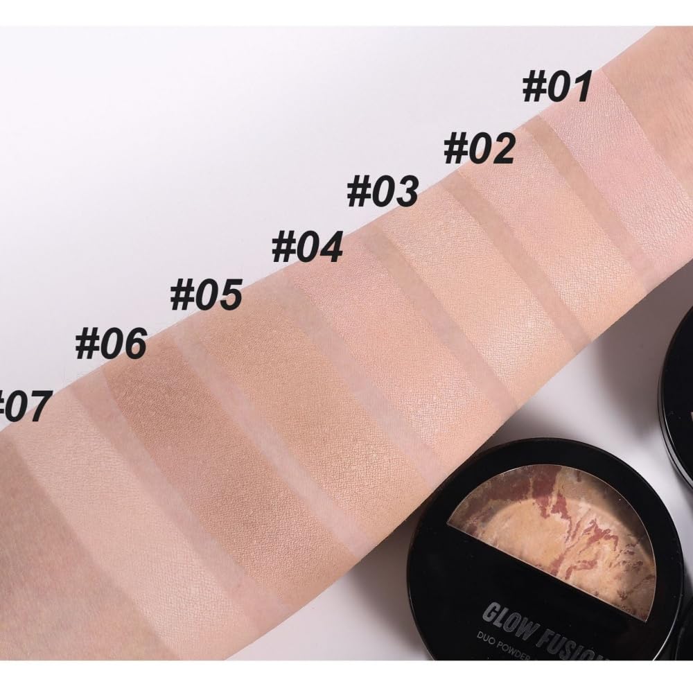 lankerain beauty poudre antirides, contrôle durable de l'huile, couverture complète, transfert - proof, Un maquillage naturel, 24h de couvrance