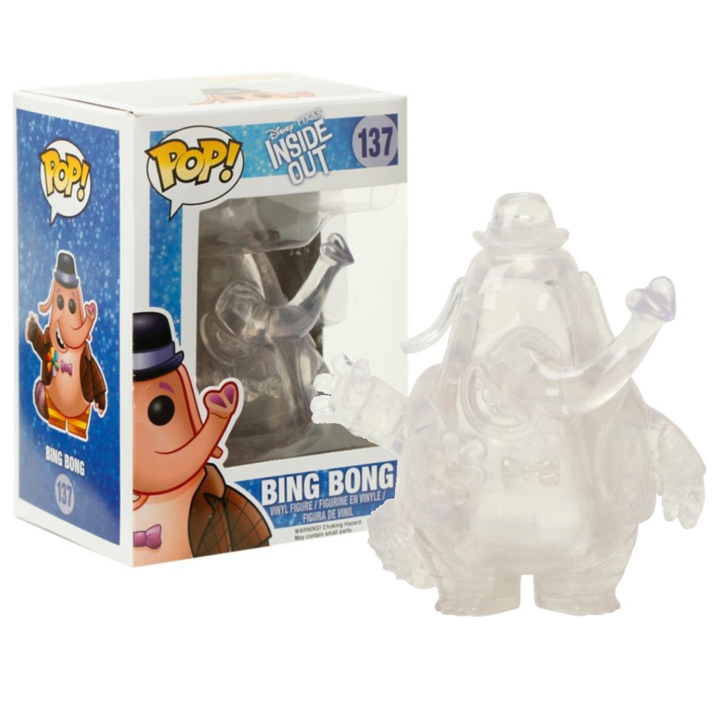 Funko Pop Disney/Pixar: Inside out - Clear Bing Bong Exclusive Toy Vinyl Figure by