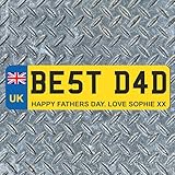 Custom License Plate Plaque - Personalised Number Plate in Wood or Acrylic - Ideal for Car Decor, Lorry Drivers, New Car, Just Passed Novelty Signs (UK Design, Mdf Wood Small 19cm) - Image 8