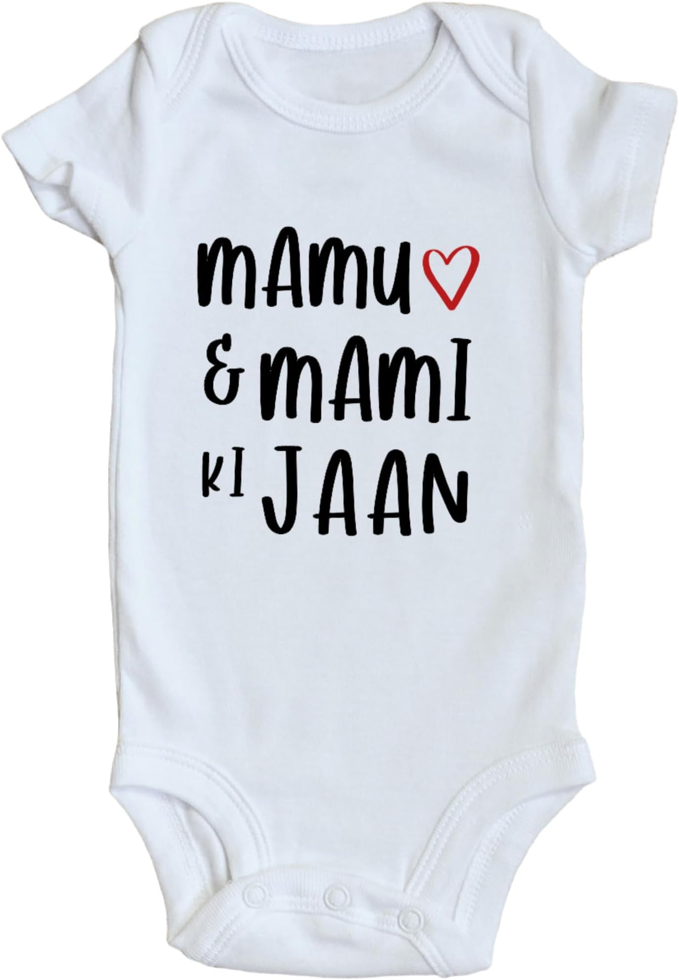 GenericTwentyFourDoves Mamu and Mami Ki Jaan Baby Bodysuit, Pakistani Indian Baby Bodysuit, Punjabi Baby, Romper, Desi Baby