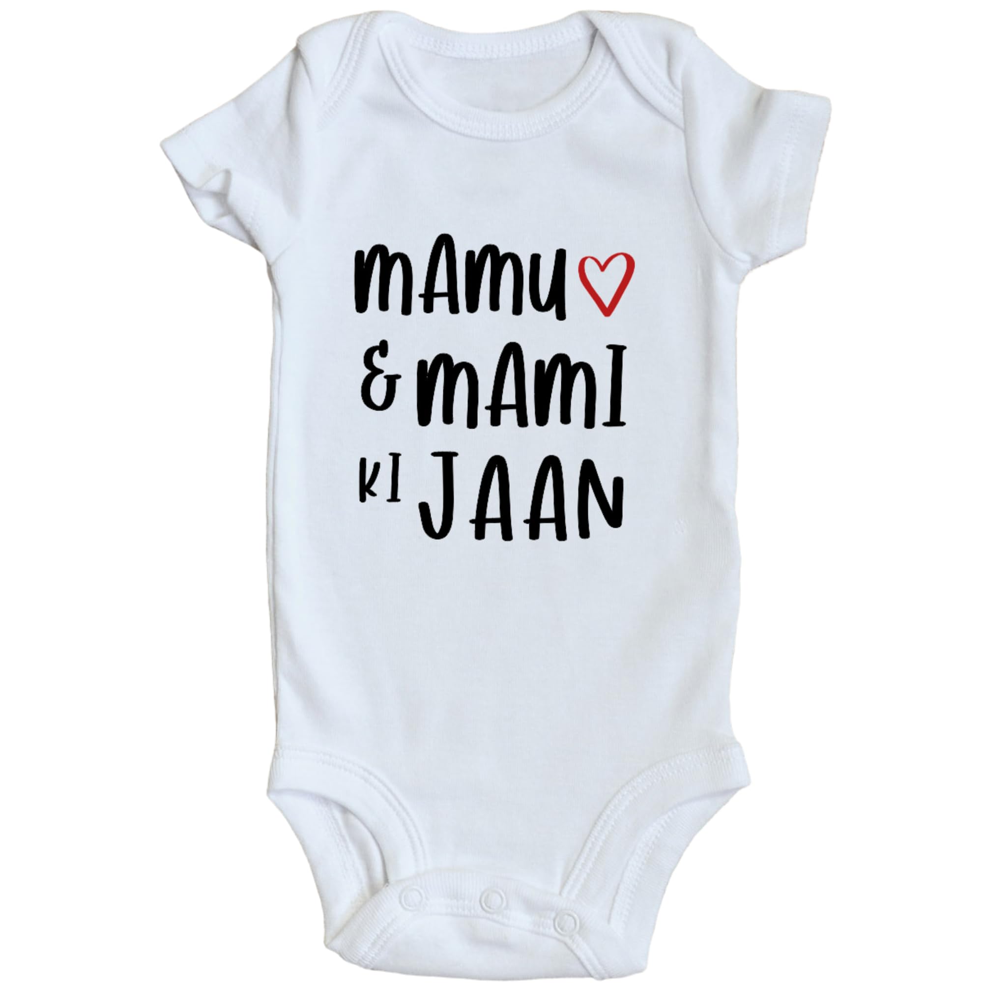 GenericTwentyFourDoves Mamu and Mami Ki Jaan Baby Bodysuit, Pakistani Indian Baby Bodysuit, Punjabi Baby, Romper, Desi Baby