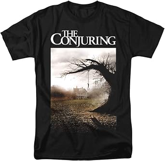 A&E Designs The Conjuring T-Shirt Tree Movie Poster Black Tee