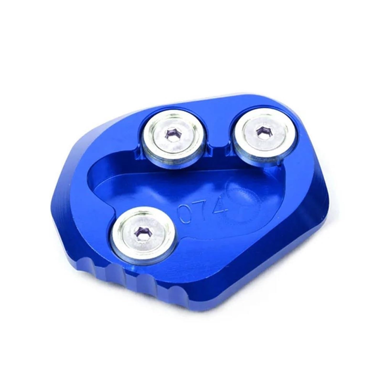 Rivestimenti Laterali Moto Parcheggio Cavalletto Cavalletto Laterale Estensione Pad Piastra di Supporto Ingrandisci Supporto per Y&amaha YZFR6 2017-2023(Nero)