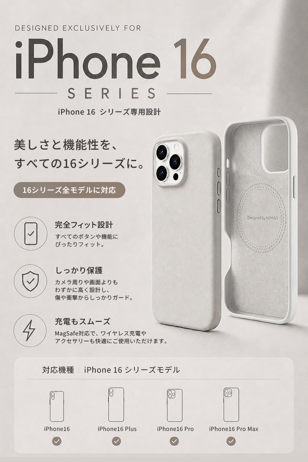 Amazon.co.jp: MOFT iPhone 16 Pro Max MOVAS™ ケース MagSafe対応 高