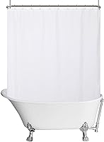 Vista 51 de N&Y HOME - Cortina de ducha o revestimiento de tela