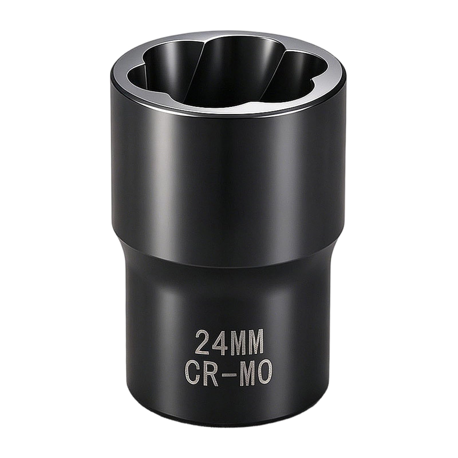Hsioluted 24Mm Efficient High Torques Nut Extractor For Seized And Rounded Nut Features Antislip Grooves & 1 / 2Inch Drive Compatibility Power Drill Extractor