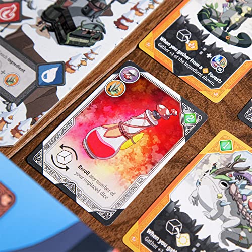 Brew: Pandasaurus Games, Players Choose How To Use Element -Dice, This Enchanted Land Has Been Driven Into Chaos And It Is Up To You To Bring Back Balance, 45-90 Minute Playing Time, Ages 10 And Up #TOP2
