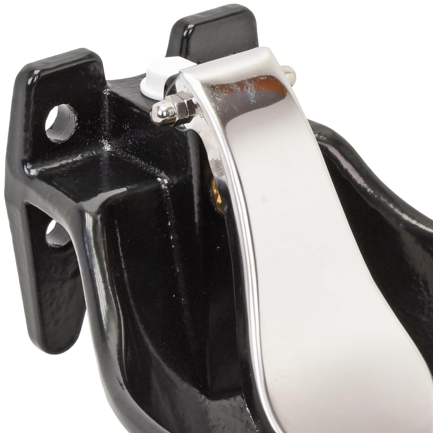 Abbeveratoio in ghisa con Paletta a Pressione in Acciaio Inox, Automatico per bovini e Cavalli, Nero
