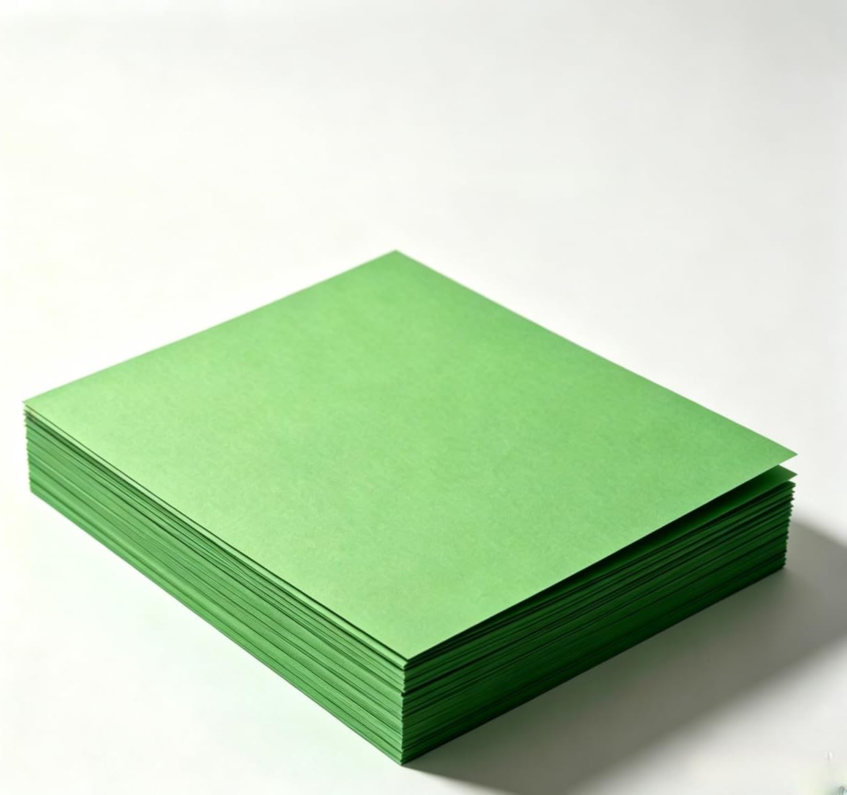 Green Construction Paper 9×12", Medium Weight Colored Craft Paper for Art Projects, Origami, Scrapbook, School & Home DIY