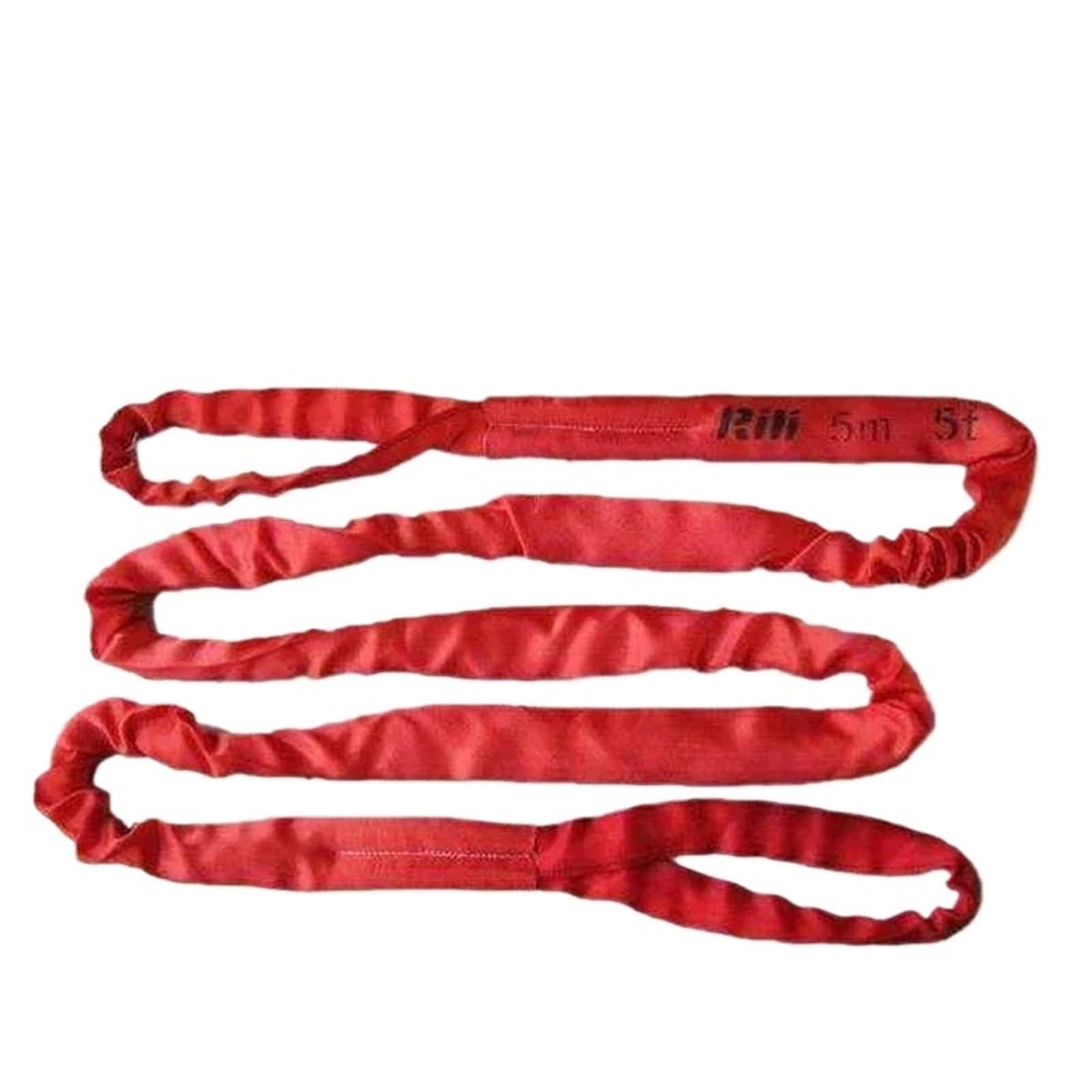 Bandschlingen Runder, weicher Hebegurt aus Polyester for Anhänger, Tragfähigkeit 1–3 Tonnen | WLL 2T Length 4m