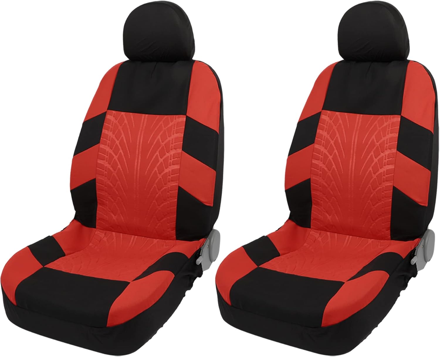 X AUTOHAUX Universal Front Seat Cover Kit Cloth Fabric Seat