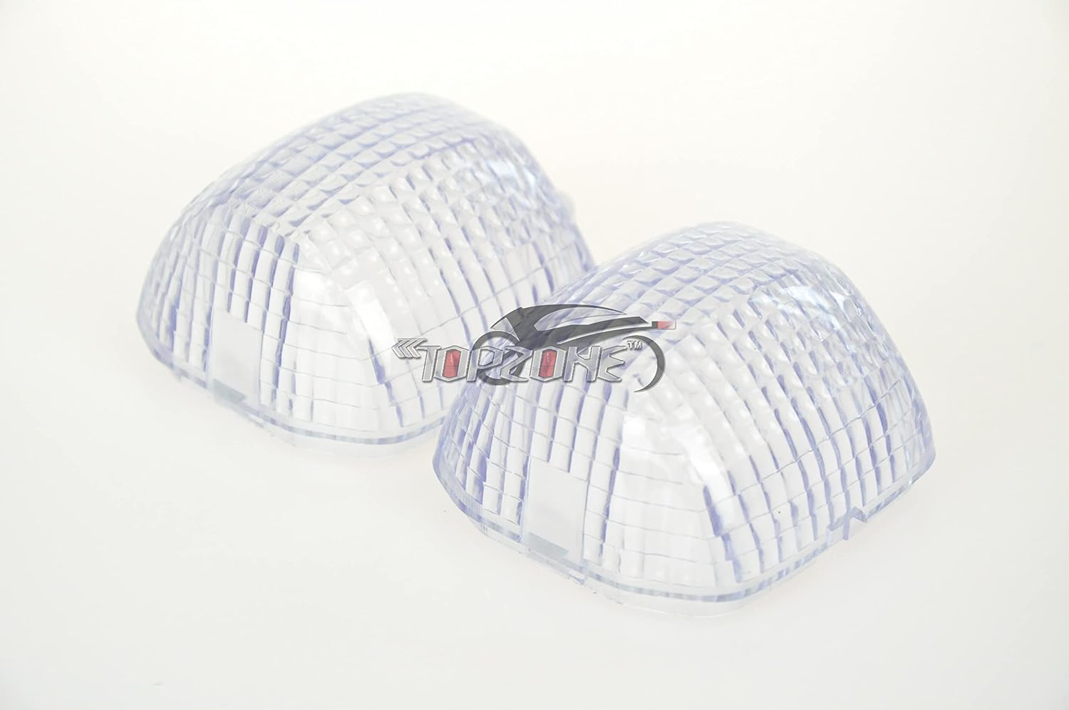 Compatible For Yamaha 2001-2005 FZS1000 FZ1; 2003 FJR1300; 1996-1997 YZF1000R; 1994-1998 YZF750R ; Flaher Idicator Lamp Light Blinker Turn Signal Lens (Smoke Lens)