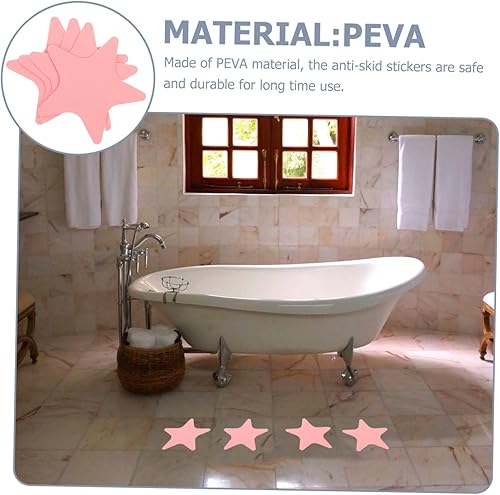 Miniatura 7 de Zerodeko 1 juego de calcomanías antideslizantes en forma de estrella, calcomanías antideslizantes para bañera, peldaños de ducha, apliques adhesivos