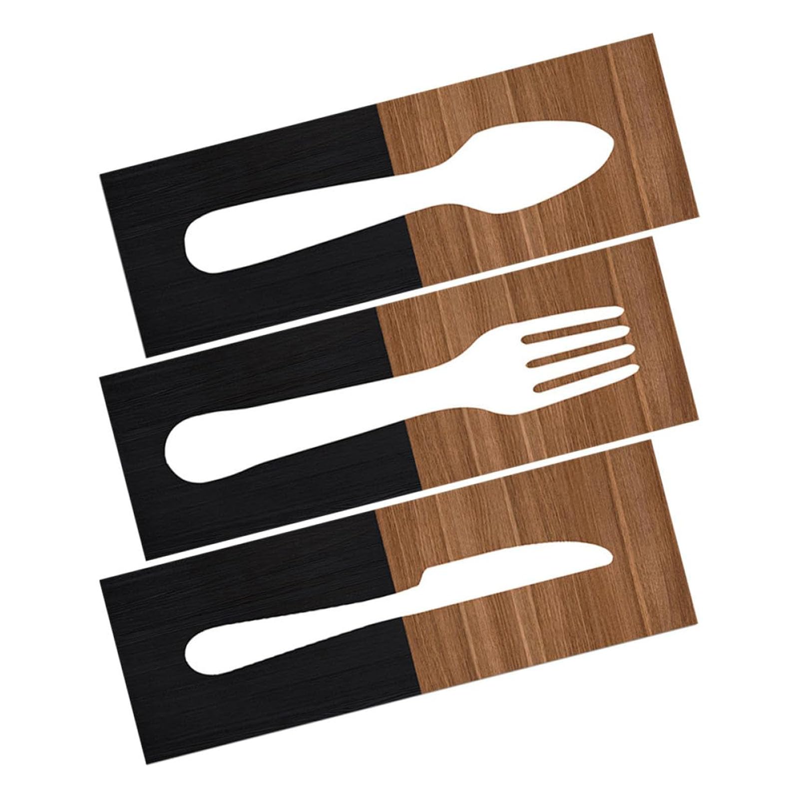 Fork Spoon Wall Decors Modern Farmhouse Kitchen Decors Rustics Home Kitchen Wall Decorations Wood Utensils Hanging Signs Wood Utensils Hanging Signs