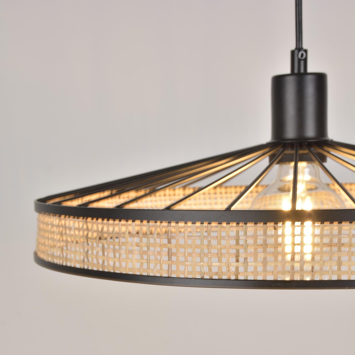 Suspension métal et cannage ZELIE HT110cm