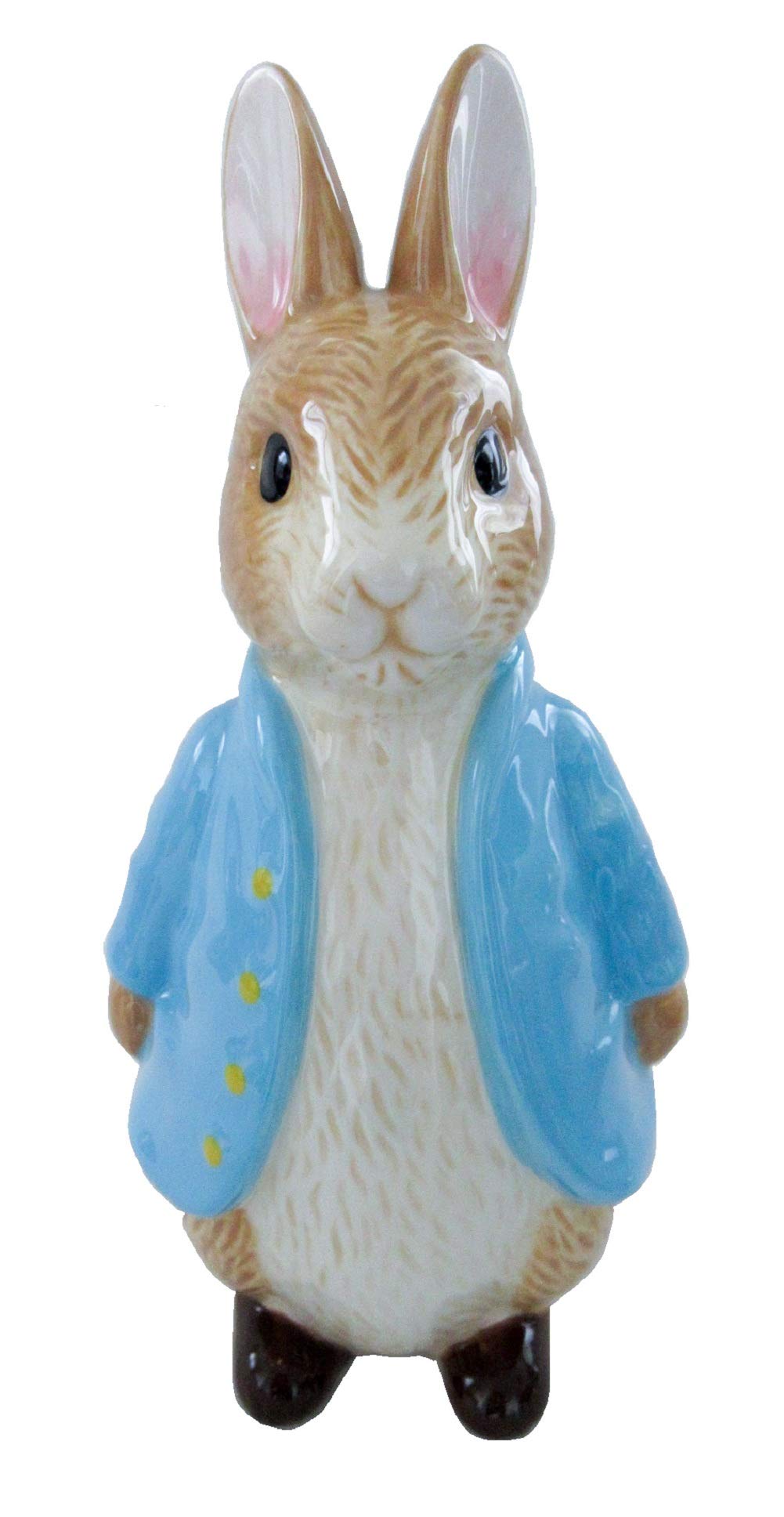 Amazon.co.jp: 英国 ピーターラビット フィギュア 陶磁器 貯金箱
