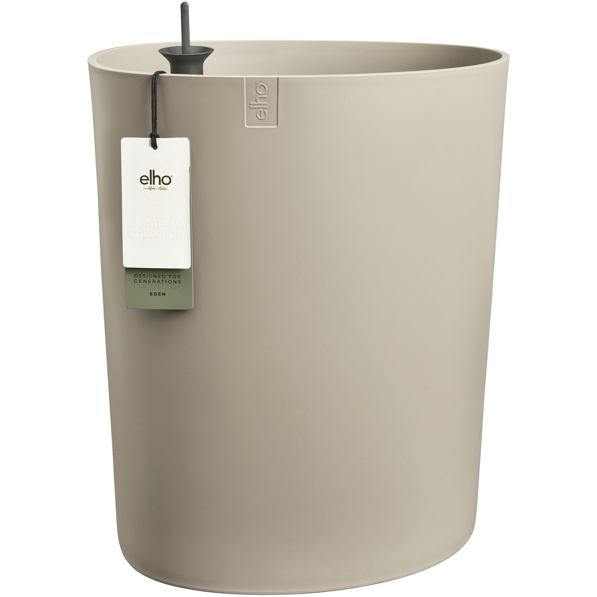 Elho Eden Aquacare High 40cm Pot de Fleur - Taupe Doux