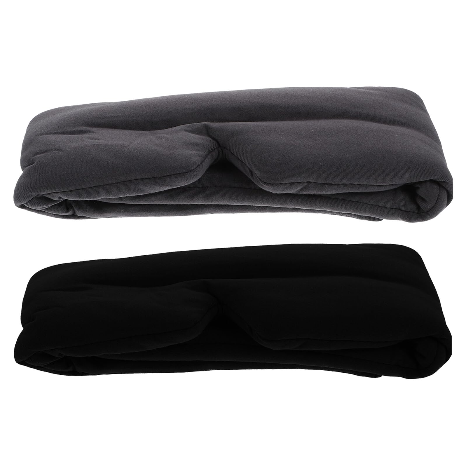SECFOU 2 Piezas Antifaz para Dormir de Modal Algodón Ligero y Cómodo, Bloqueo de Luz Adecuado para Verano y Vuelos Largos, para Hombres y Mujeres
