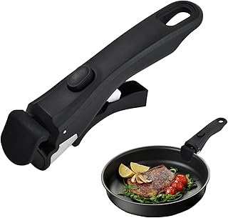 Removable Bakelite Pan Handle, 19 cm, Heat Resistant up to 330 °C, Not Suitable for Open Flames, 5 kg Load Capacity, Universal for All Pans and Pots Bakelite