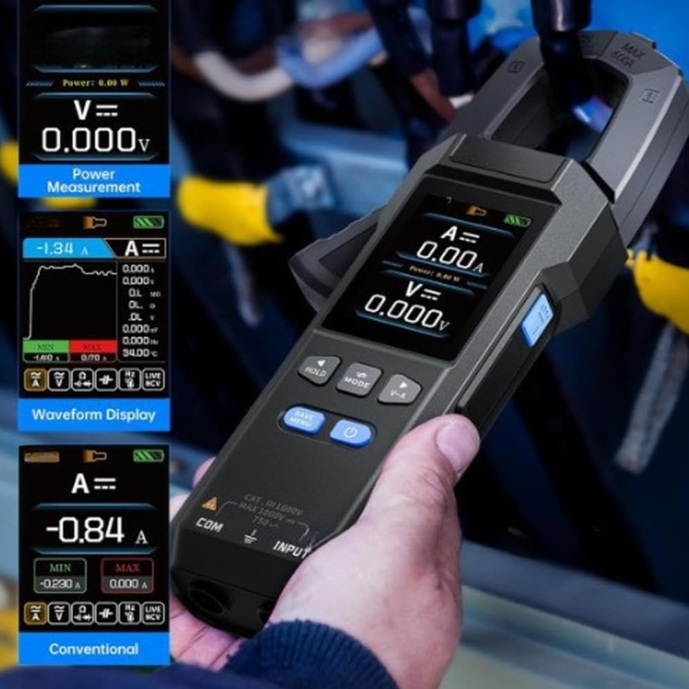 Digitales Zangenmessgerät, 600 A, für RMS, Wechselstrom, Gleichstrom