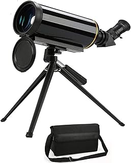 TOPISE Telescope for Kids Beginners Adults, 1000Mm Focal Length and 90Mm Aperture Portable Travel Telescope Space and Earth Dual Purpose Telescope with Lightweight Tripod,Black_F,For Indoor/Outdoor/Bl