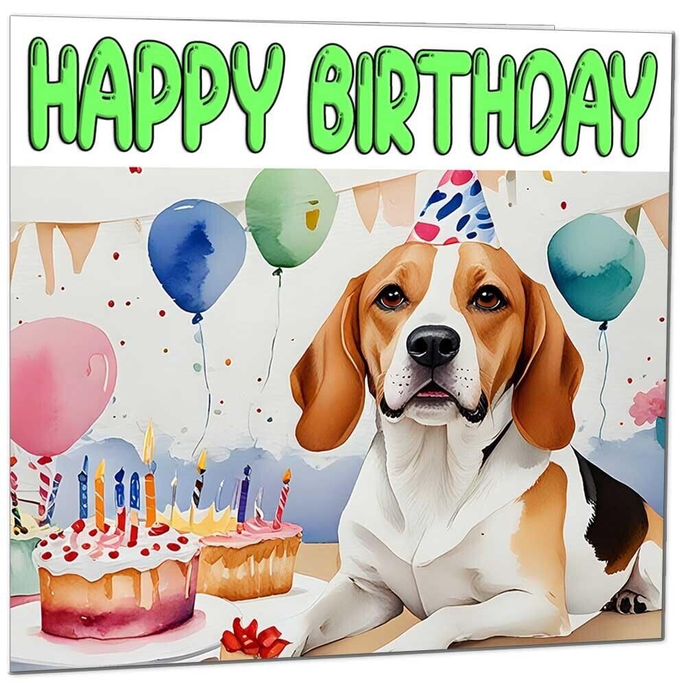 Beau Willows Biglietto di compleanno in miniatura con schnauzer dal
